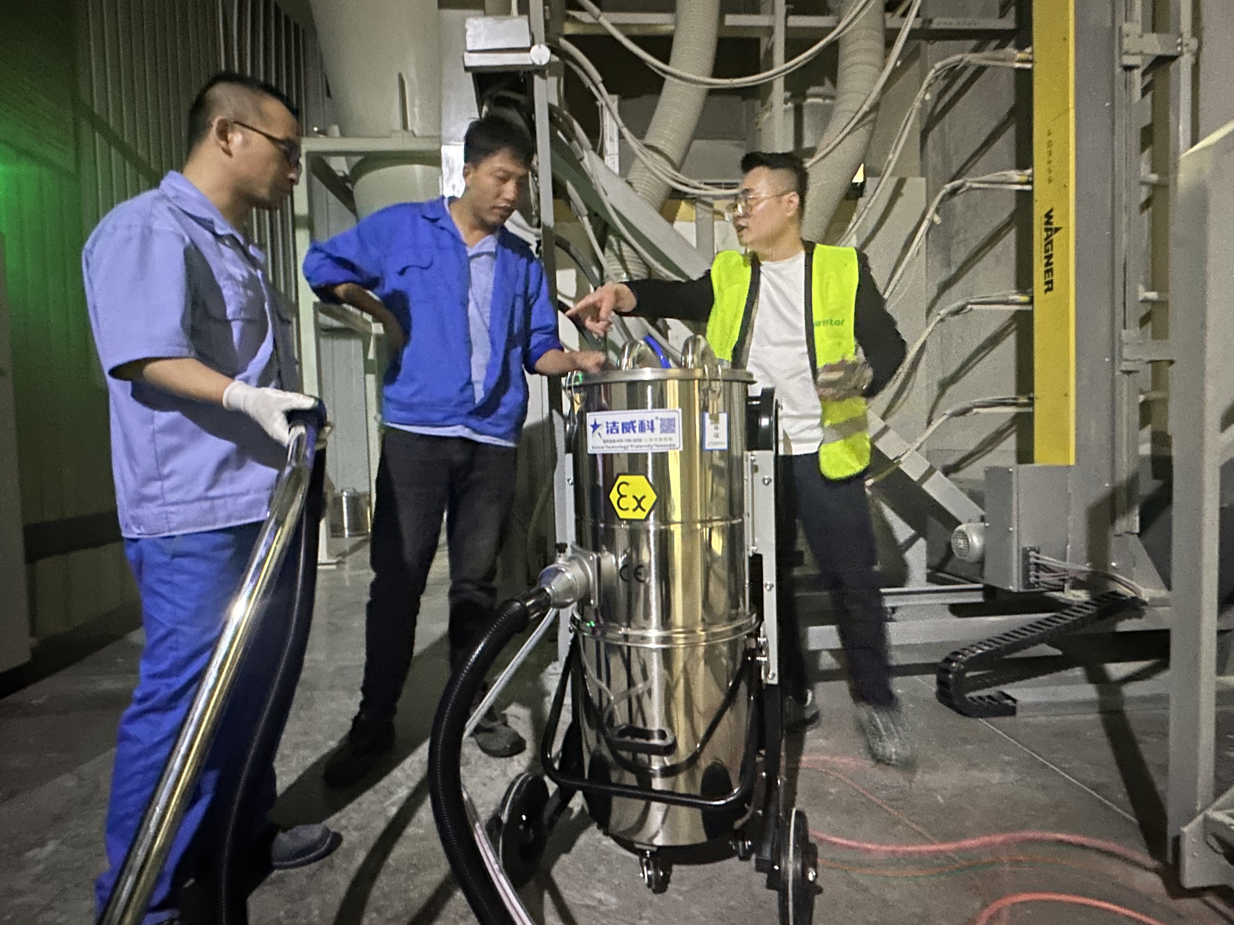 CLEANVAC洁威科气动工业防爆吸尘器，性能卓越，安全省心